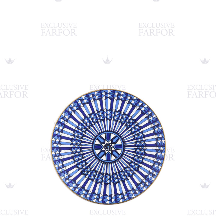Тарелка десертная 16см коллекции Arcadia Blue бренда Baccarat