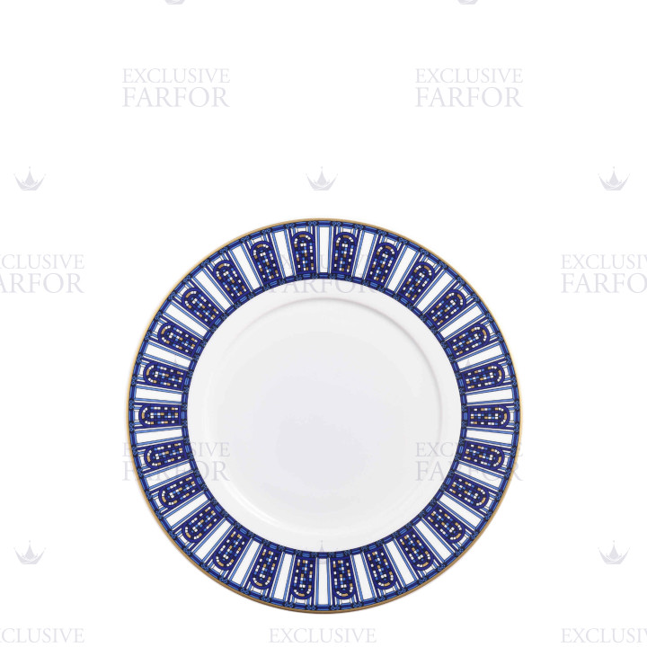 Тарелка закусочная 21см, 2шт. коллекции Arcadia Blue бренда Baccarat