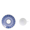 Чашка кофейная с блюдцем, 2шт. 100мл коллекции Arcadia Talleyrand Blue бренда Baccarat