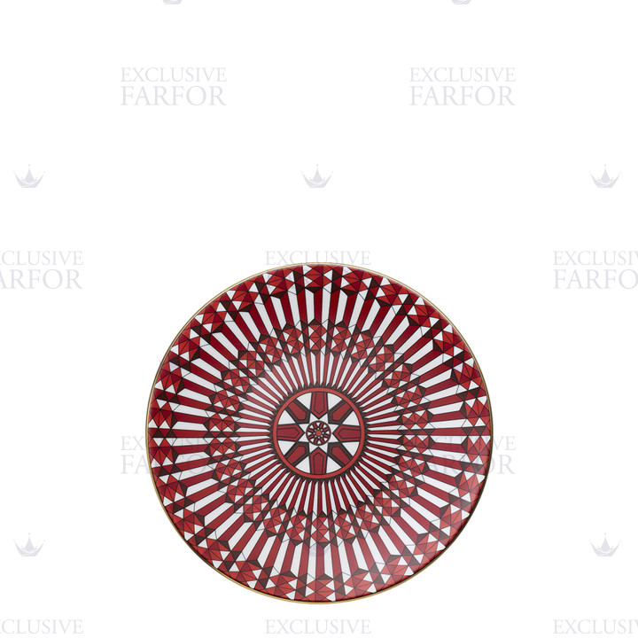 Тарелка десертная 16см коллекции Arcadia Red бренда Baccarat