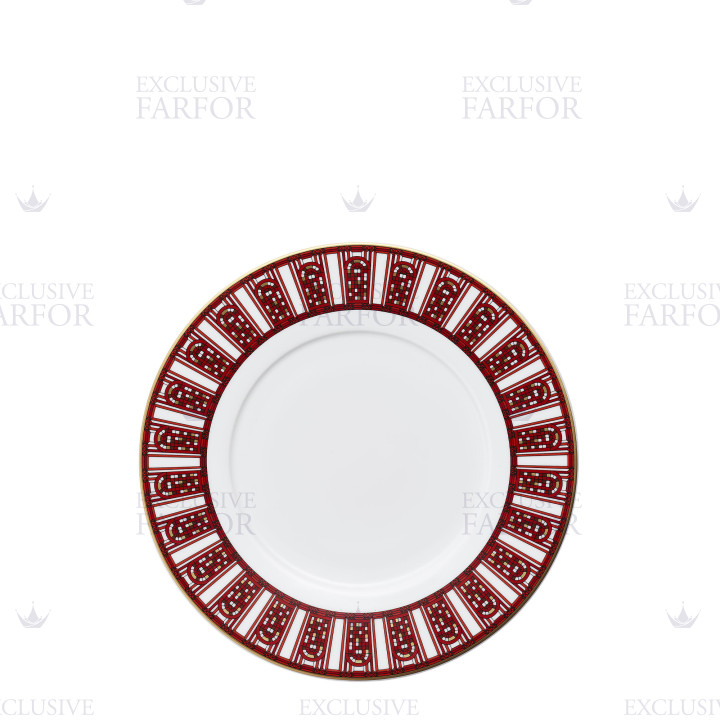 Тарелка закусочная, 2шт. 21см коллекции Arcadia Red бренда Baccarat