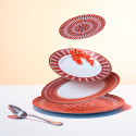 Тарелка главная, 2шт. 27см коллекции Arcadia Red бренда Baccarat