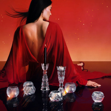 Настольный подсвечник, 2шт. 7см коллекции Eye бренда Baccarat
