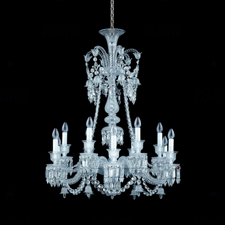 Люстра на 12 свечей (длинный) 111 x 81см коллекции Zenith бренда Baccarat