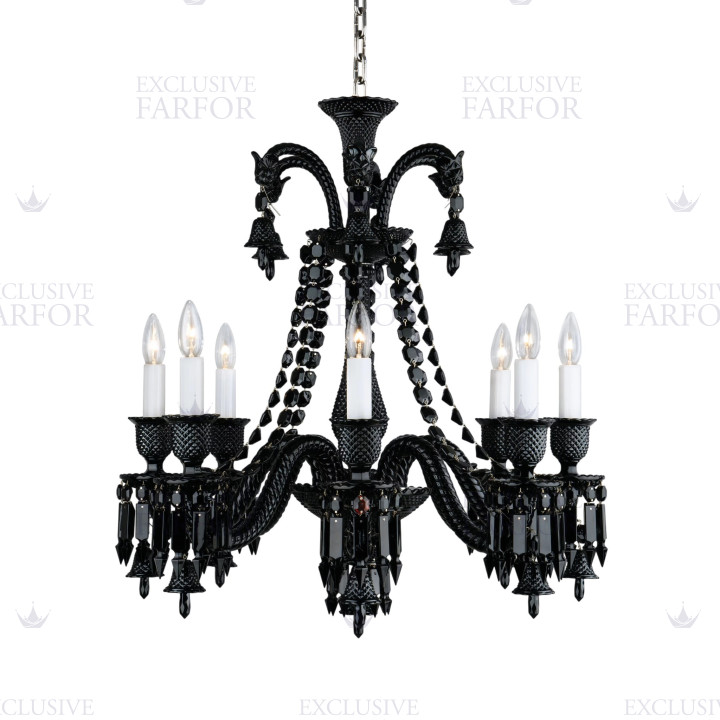 Люстра на 18 свечей 111 x 102см коллекции Zenith Noir бренда Baccarat