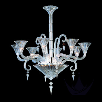 Люстра на 8 свечей 102 x 89см бренда Baccarat