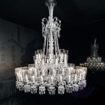 Люстра на 64 свечей 230 x 170см бренда Baccarat