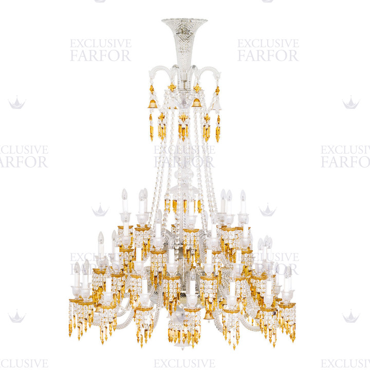 Люстра на 48 свечей 197 x 139см коллекции Zenith Charleston бренда Baccarat
