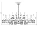 Люстра на 24 свечей 89 x 130см коллекции Paris бренда Baccarat