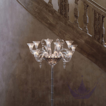 Канделябр на 12 свечей с плафонами 211 x 97см бренда Baccarat