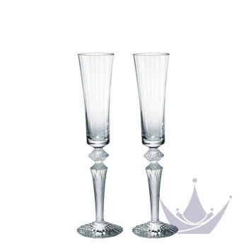 Флюте для шампанского, 2шт. 170мл коллекции Mille Nuits бренда Baccarat