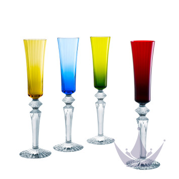 Флюте для шампанского, 4шт. 170мл коллекции Mille Nuits бренда Baccarat