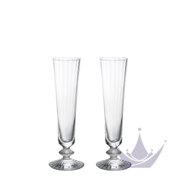 Флюте для шампанского, 2шт. 180мл коллекции Mille Nuits бренда Baccarat