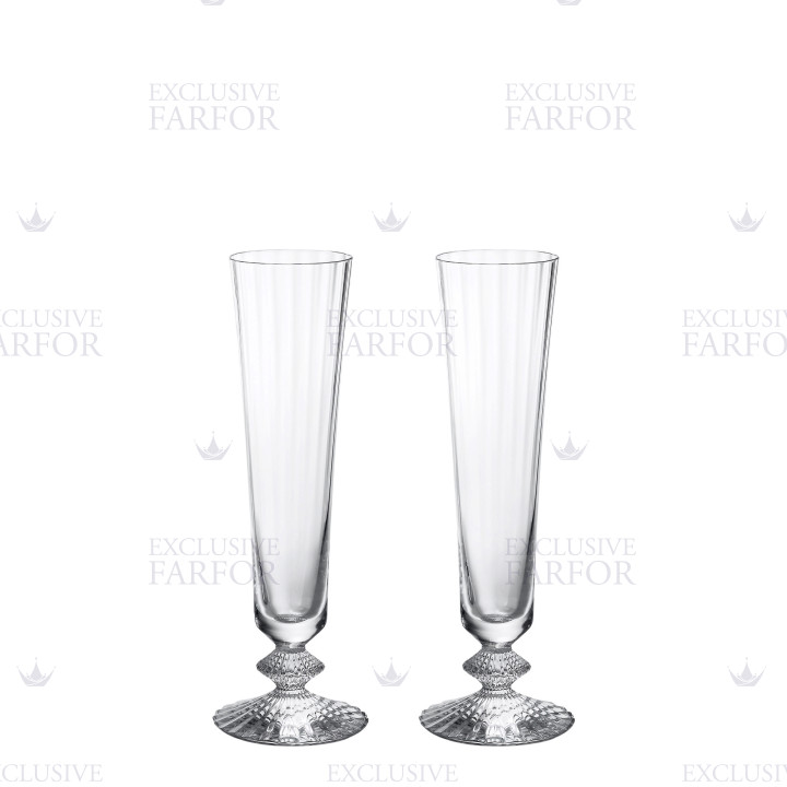 Флюте для шампанского, 2шт. 180мл коллекции Mille Nuits бренда Baccarat