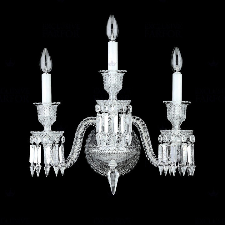 Бра, настенный светильник на 3 ламп 47 x 32 x 50см коллекции Zenith бренда Baccarat