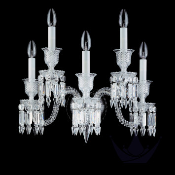 Бра, настенный светильник на 5 ламп 47 x 38 x 51см бренда Baccarat