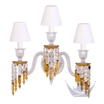 Бра, настенный светильник на 3 ламп 56 x 32 x 50см коллекции Zenith Charleston бренда Baccarat