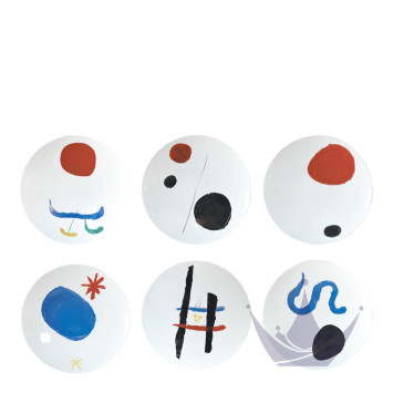 Тарелка главная 27см, 6шт. коллекции A Toute Epreuve - Joan Miro бренда Bernardaud