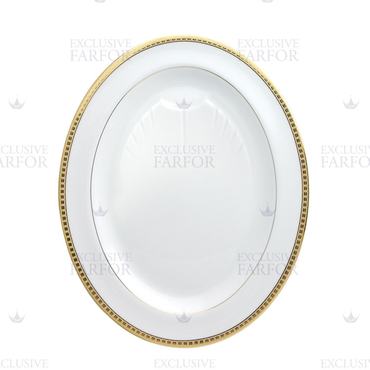 Блюдо овальное 43см коллекции Athena Or бренда Bernardaud