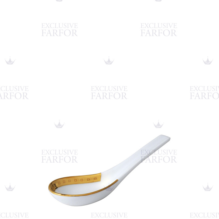 Ложка фарфоровая 14см коллекции Athena Or бренда Bernardaud