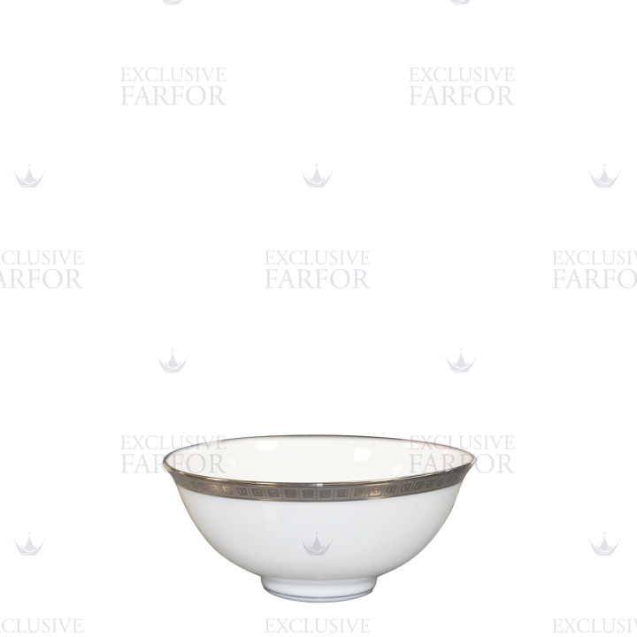 Чаша суповая 11см коллекции Athena Platine бренда Bernardaud