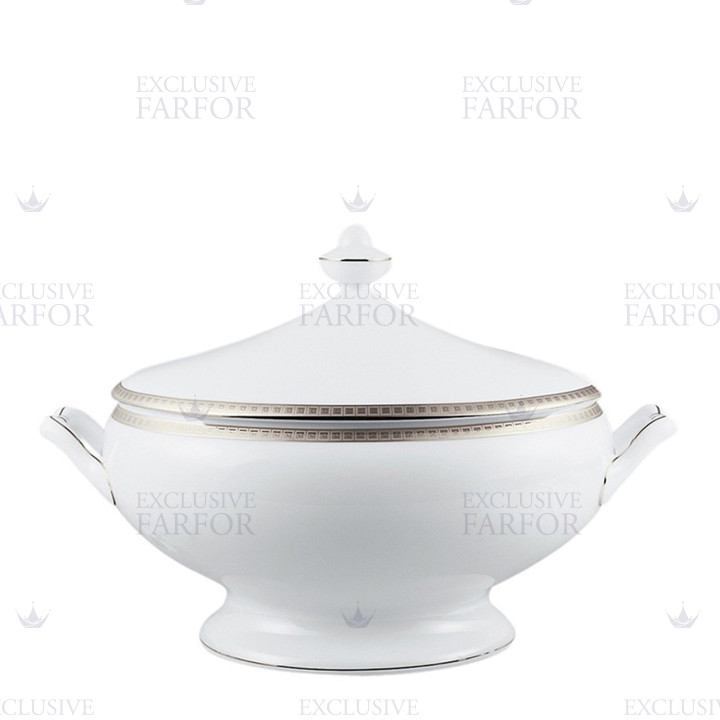 Супница 2л коллекции Athena Platine бренда Bernardaud