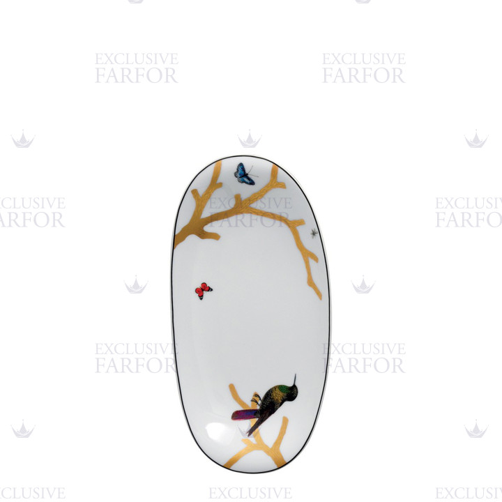 Блюдо для гарнира 23x12см коллекции Aux Oiseaux бренда Bernardaud