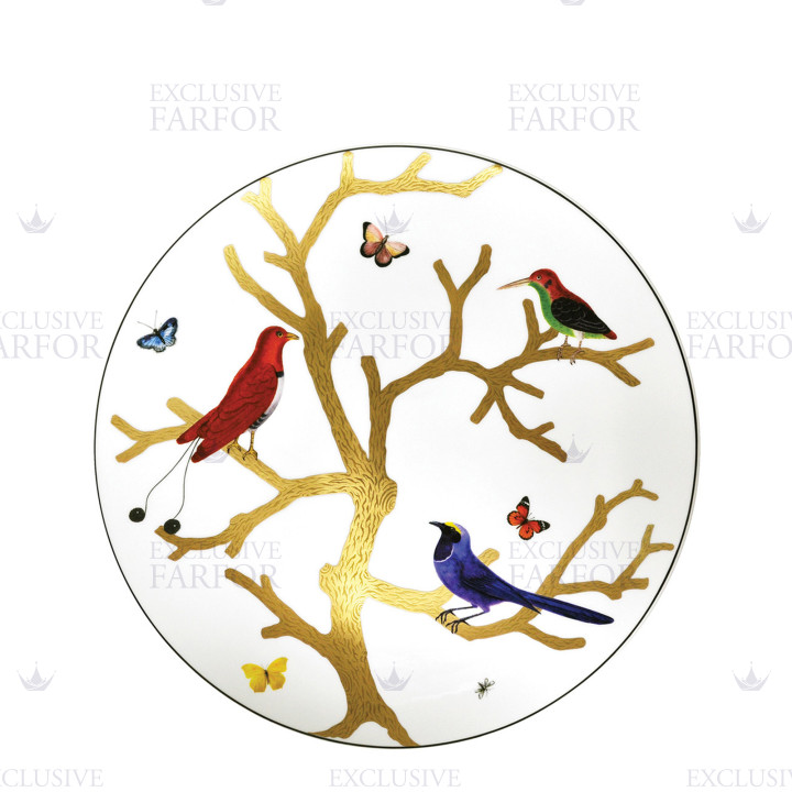 Тарелка подстановочная 31см коллекции Aux Oiseaux бренда Bernardaud