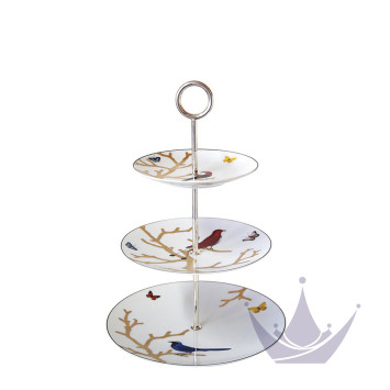 Этажерка 36см коллекции Aux Oiseaux бренда Bernardaud
