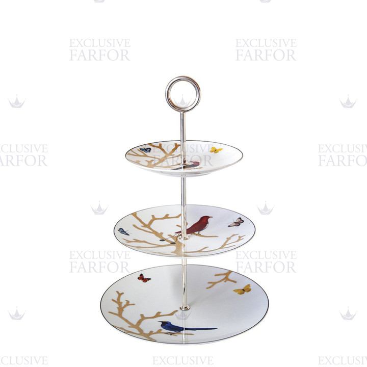 Этажерка 36см коллекции Aux Oiseaux бренда Bernardaud