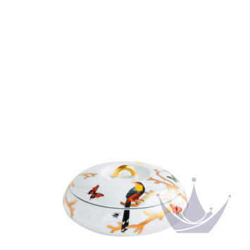 Шкатулка с крышкой 12,5см коллекции Aux Oiseaux бренда Bernardaud