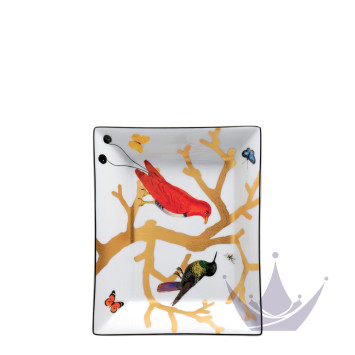 Блюдо прямоугольное 20x16см коллекции Aux Oiseaux бренда Bernardaud