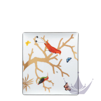 Чаша прямоугольная 22x19,5см коллекции Aux Oiseaux бренда Bernardaud