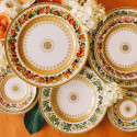 Кофейный сервиз на 6 персон коллекции Botanique бренда Bernardaud