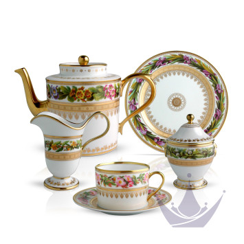 Чайный сервиз на 6 персон бренда Bernardaud
