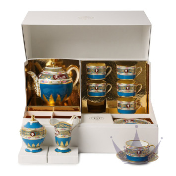Чайный сервиз на 6 персон 15 предметов коллекции Catherine II бренда Bernardaud