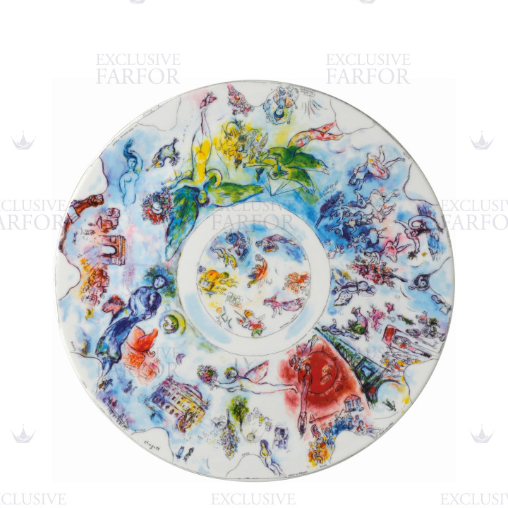 Блюдо круглое 36см коллекции Collection Marc Chagall бренда Bernardaud