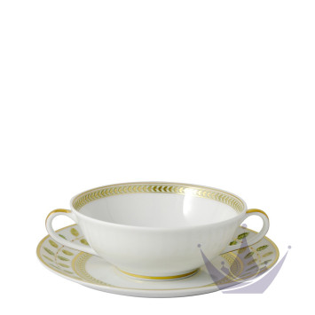 Чаша суповая с блюдцем 150мл коллекции Constance бренда Bernardaud