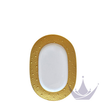 Блюдо для гарнира 21,5x15см коллекции Ecume Or бренда Bernardaud