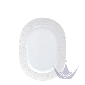 Блюдо овальное 30см коллекции Ecume Pearl бренда Bernardaud