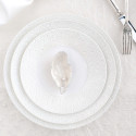 Чайный сервиз на 6 персон коллекции Ecume Pearl бренда Bernardaud