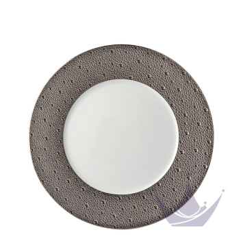Тарелка подстановочная 31,5см коллекции Ecume Platine бренда Bernardaud