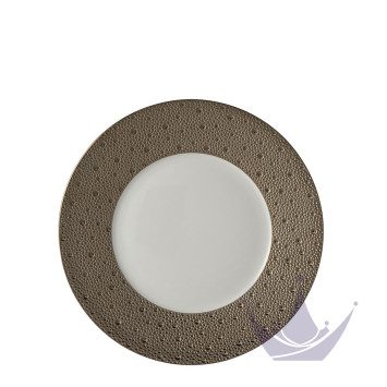 Тарелка главная 26см коллекции Ecume Platine бренда Bernardaud