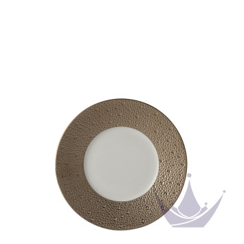 Тарелка десертная 16см коллекции Ecume Platine бренда Bernardaud