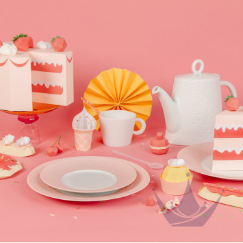 Тарелка главная 26см коллекции Ecume Rose De Coree бренда Bernardaud