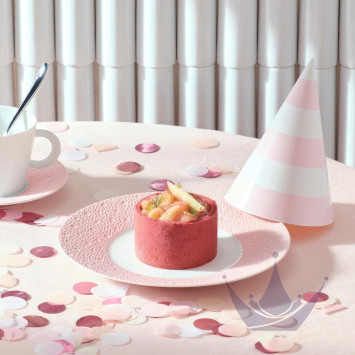 Тарелка закусочная 21см коллекции Ecume Rose De Coree бренда Bernardaud