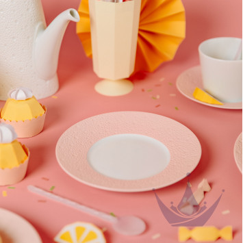 Тарелка десертная 16см коллекции Ecume Rose De Coree бренда Bernardaud