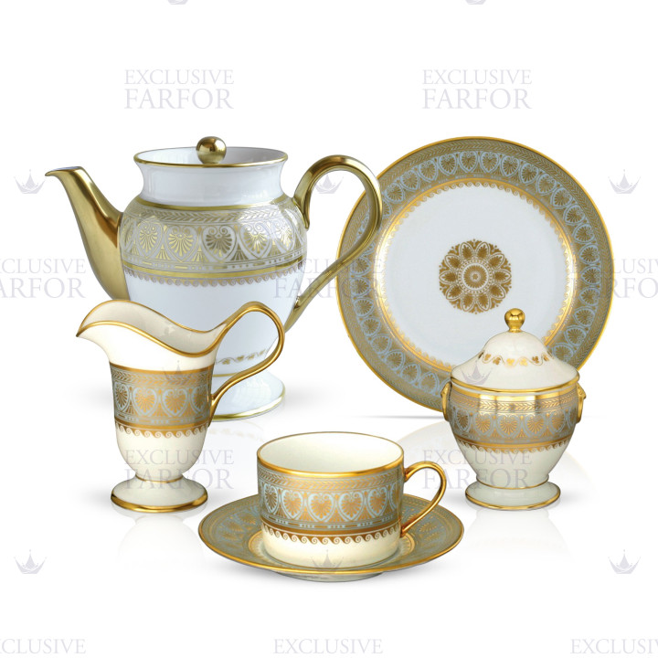 Кофейный сервиз на 6 персон коллекции Elysee бренда Bernardaud