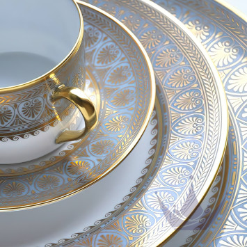 Чайный сервиз на 6 персон коллекции Elysee бренда Bernardaud
