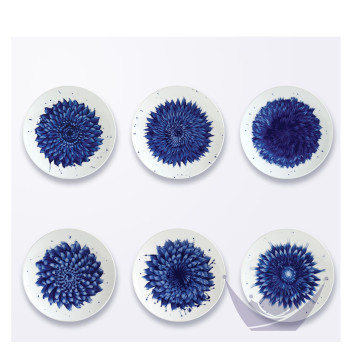 Тарелка закусочная 21см, 6шт. коллекции In Bloom - Zemer Peled бренда Bernardaud